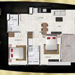 Unit layouts Grand Solaire Pattaya