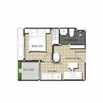 Unit layouts Arcadia Center Suites Pattaya