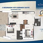 Unit layouts Arcadia Millennium Tower