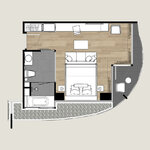 Unit layouts Ramada Mira North Pattaya