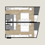 Unit layouts Ramada Mira North Pattaya