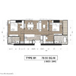 Unit layouts The Panora Pattaya