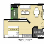 Unit layouts City Garden Tropicana