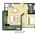 Unit layouts City Garden Tropicana