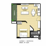 Unit layouts City Garden Tropicana