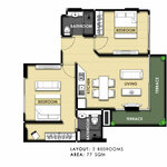 Unit layouts City Garden Tropicana