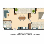 Unit layouts City Garden Olympus