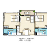 Unit layouts City Garden Pratumnak