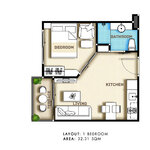 Unit layouts City Garden Pratumnak