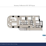 Unit layouts Wyndham Grand Residence Wongamat