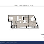 Unit layouts Wyndham Grand Residence Wongamat