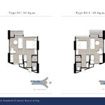 Unit layouts Wyndham Grand Residence Wongamat