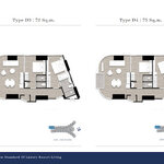 Unit layouts Wyndham Grand Residence Wongamat