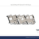 Unit layouts Wyndham Grand Residence Wongamat