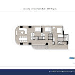 Unit layouts Wyndham Grand Residence Wongamat