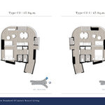 Unit layouts Wyndham Grand Residence Wongamat