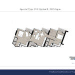 Unit layouts Wyndham Grand Residence Wongamat