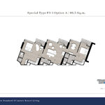 Unit layouts Wyndham Grand Residence Wongamat