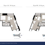 Unit layouts Wyndham Grand Residence Wongamat