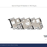 Unit layouts Wyndham Grand Residence Wongamat