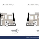 Unit layouts Wyndham Grand Residence Wongamat