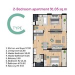 Unit layouts Layan Green Park