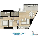 Unit layouts Skypark Lucean