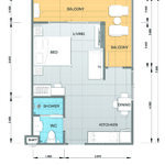 Unit layouts Whale Marina Condo