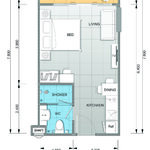Unit layouts Whale Marina Condo