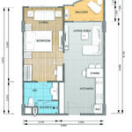 Unit layouts Whale Marina Condo