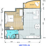 Unit layouts Whale Marina Condo