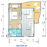 Unit layouts Whale Marina Condo
