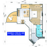 Unit layouts Whale Marina Condo