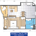 Unit layouts Whale Marina Condo
