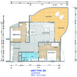 Unit layouts Whale Marina Condo