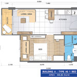 Unit layouts Whale Marina Condo