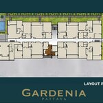 Unit layouts Gardenia Pattaya