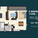 Unit layouts Gardenia Pattaya