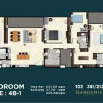 Unit layouts Gardenia Pattaya