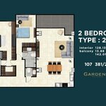Unit layouts Gardenia Pattaya
